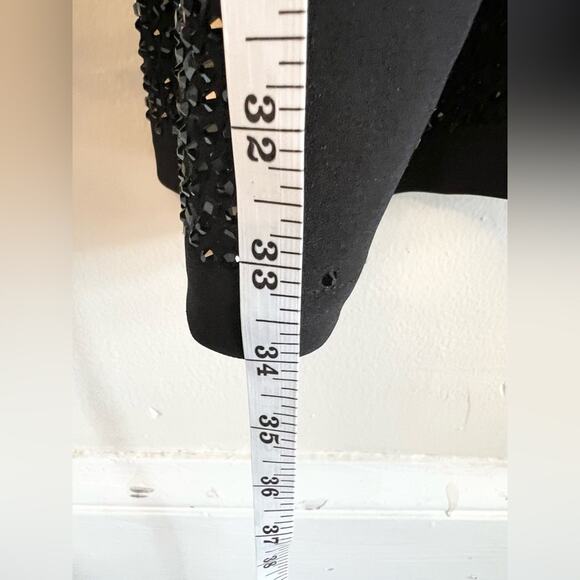 Fashion nova nova luxe NWT Karina suit set black beaded crystal gala wedding 3X - Picture 14 of 16